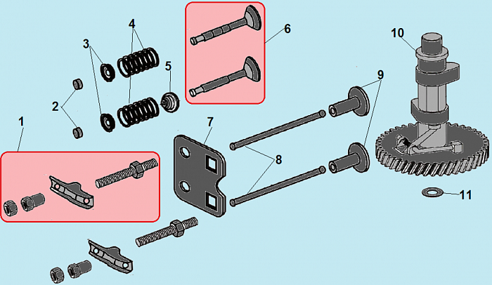 13 КЛАПАНА Газонокосилка CHAMPION LM5347
