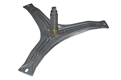 Крестовина барабана стиральной машины Bosch, лучи 23,5 см, вал 12 см, d-30 мм, крепление под болт, код 00684101. Малая посадка.