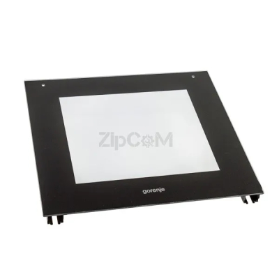 Стекло двери наружное (с креплением) 495x455mm 655920 для духовок Gorenje